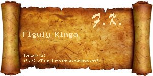 Figuly Kinga névjegykártya